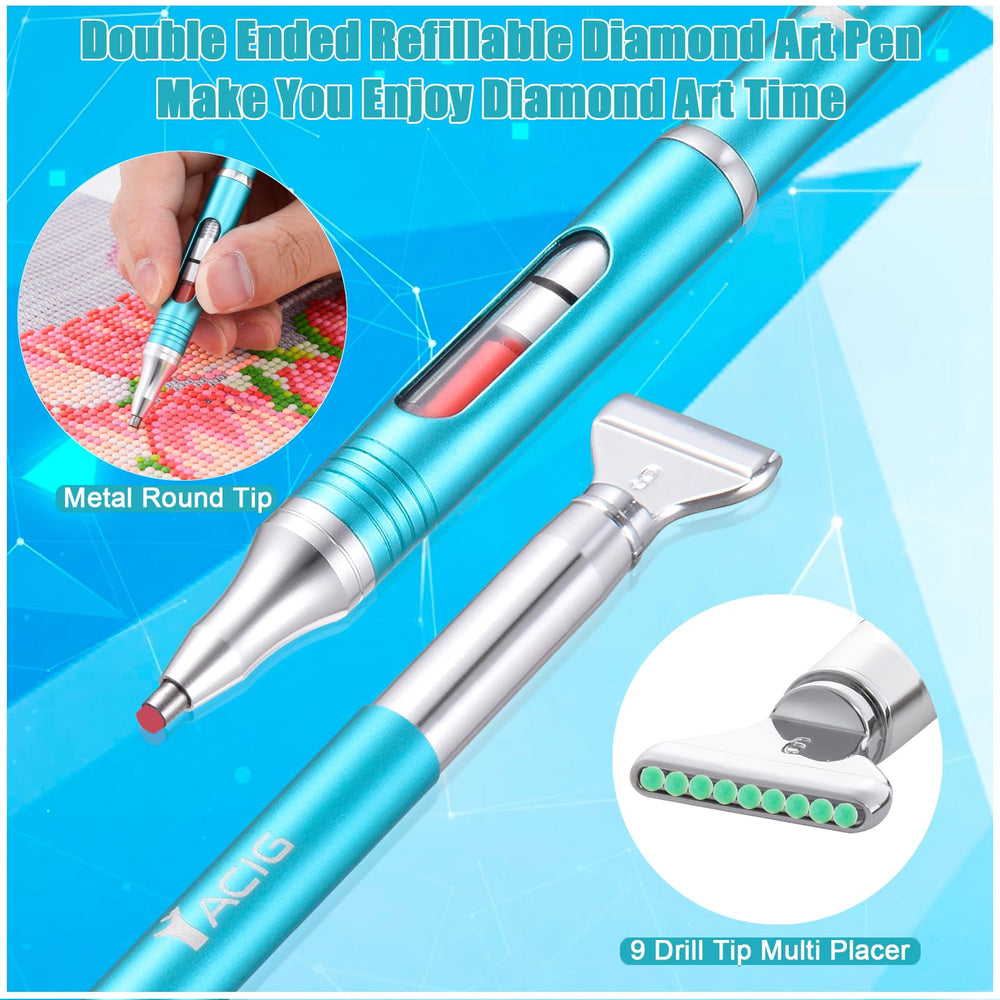 Yacig metal diamond painting pen, sturdy and durable for lasting use.