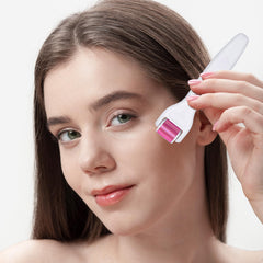 YaFex Derma Roller portable design in hand for easy at-home sessions