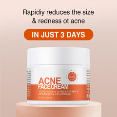 Close-up of acne dots for precise spot-on application.