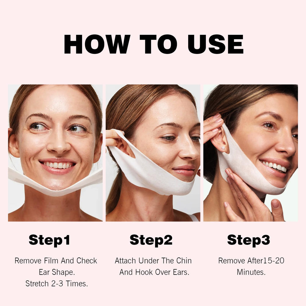 YAFUSIPE collagen hydration neck mask illustration highlighting moisture and nourishment