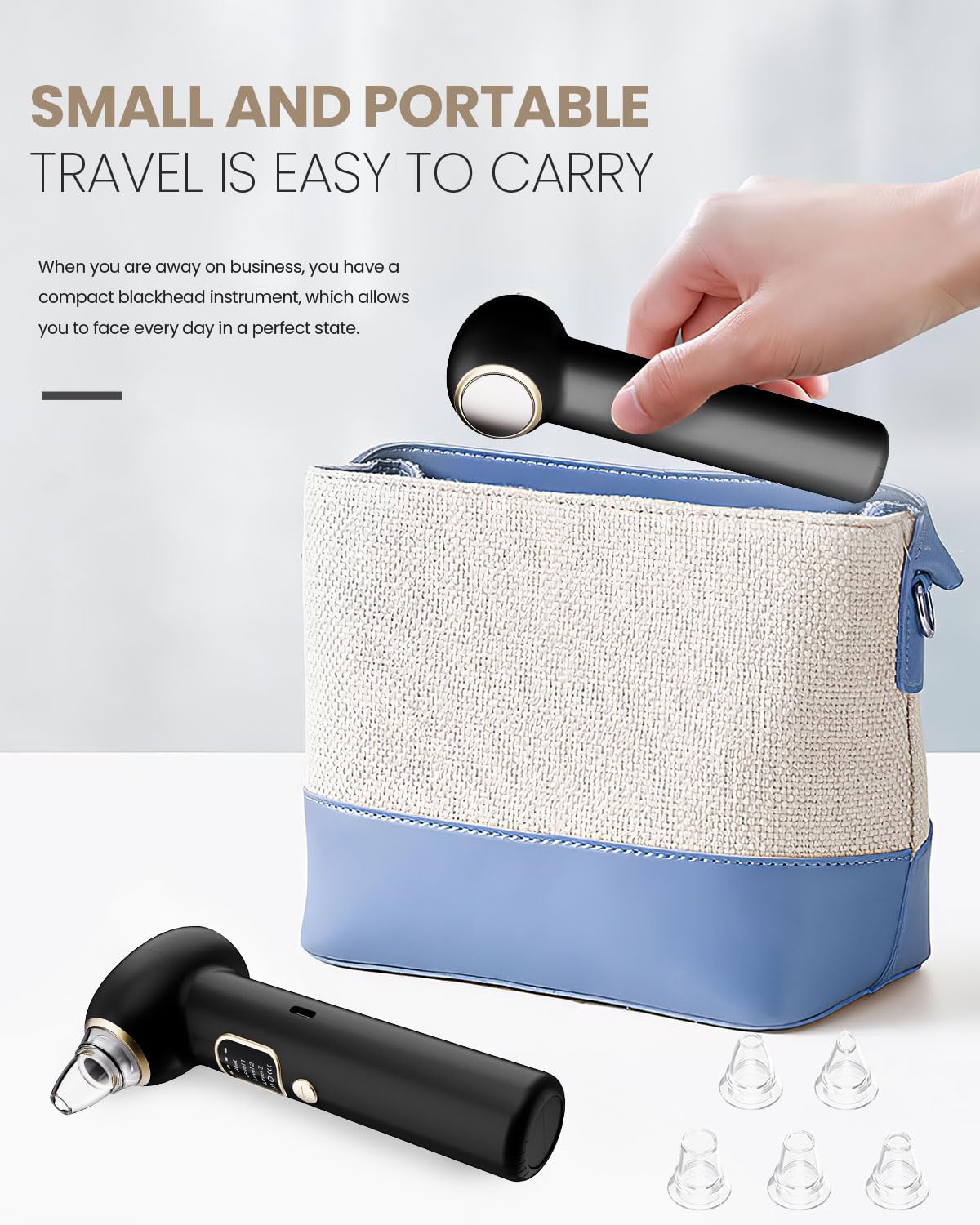 Yagetu pore vacuum for women and men showcases versatile home skincare.