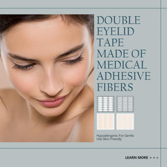 YAGUVI four sizes guide demonstrating customizable fit for various eyelids
