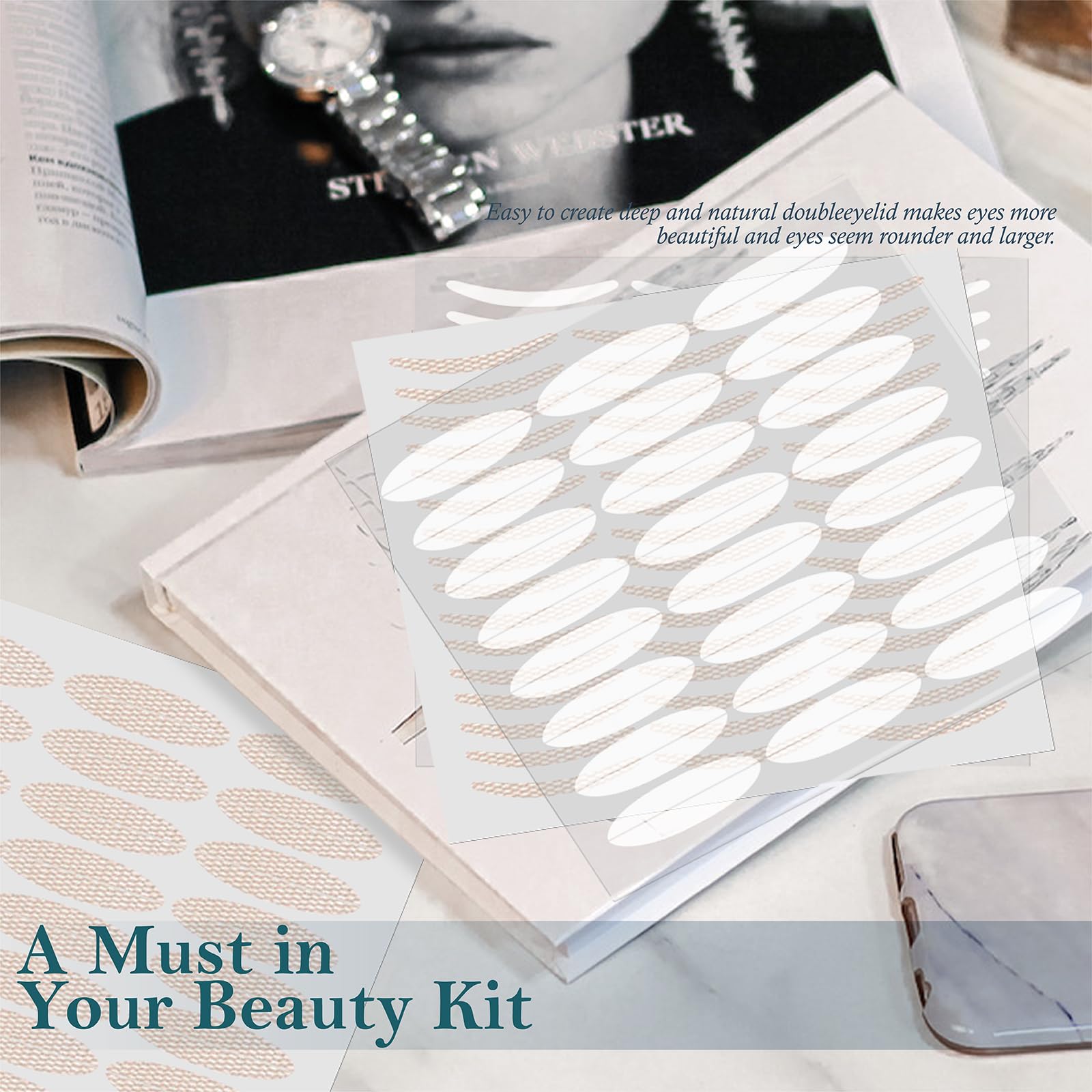 YAGUVI gift-ready eyelid tape set in a compact box