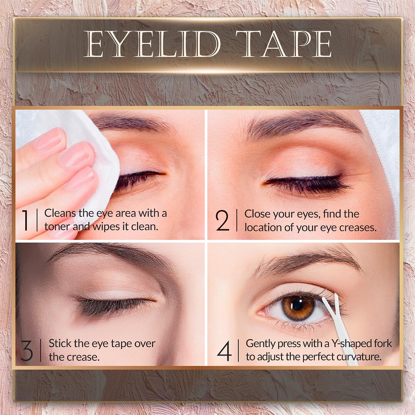 YAGUVI Eyelid Tape long-lasting hold suitable for busy days.