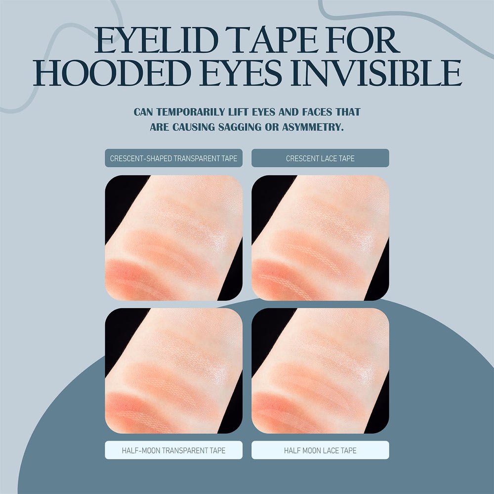 YAGUVI included tweezers for clean eyelid-tape handling