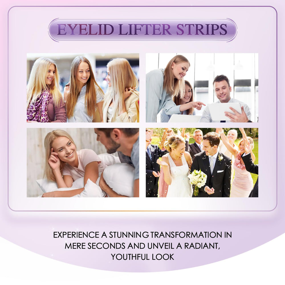 YAGUVI winged-lid result with natural-looking eyelids after application.