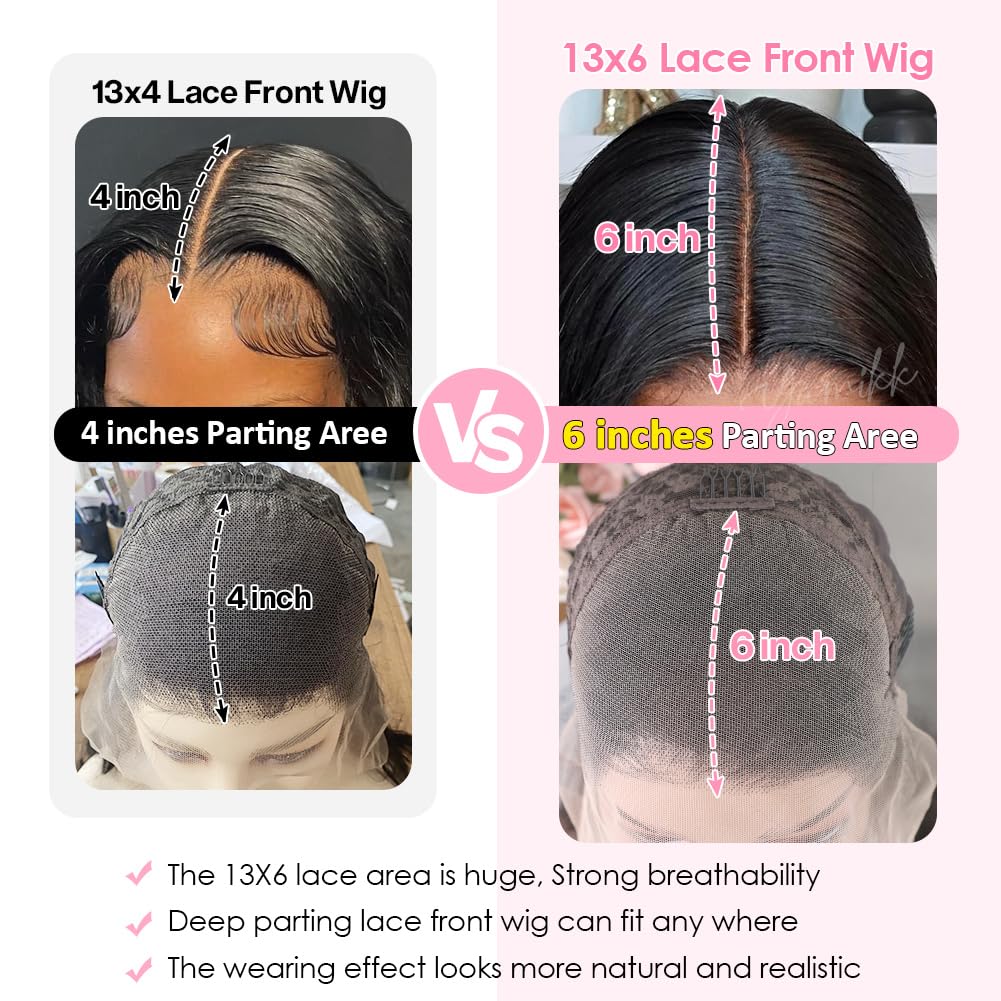 Yamikk 180-density body wave wig full look with natural weight and bounce.