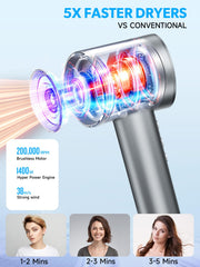 Yammoya detachable diffuser locks in moisture for curly and wavy hair