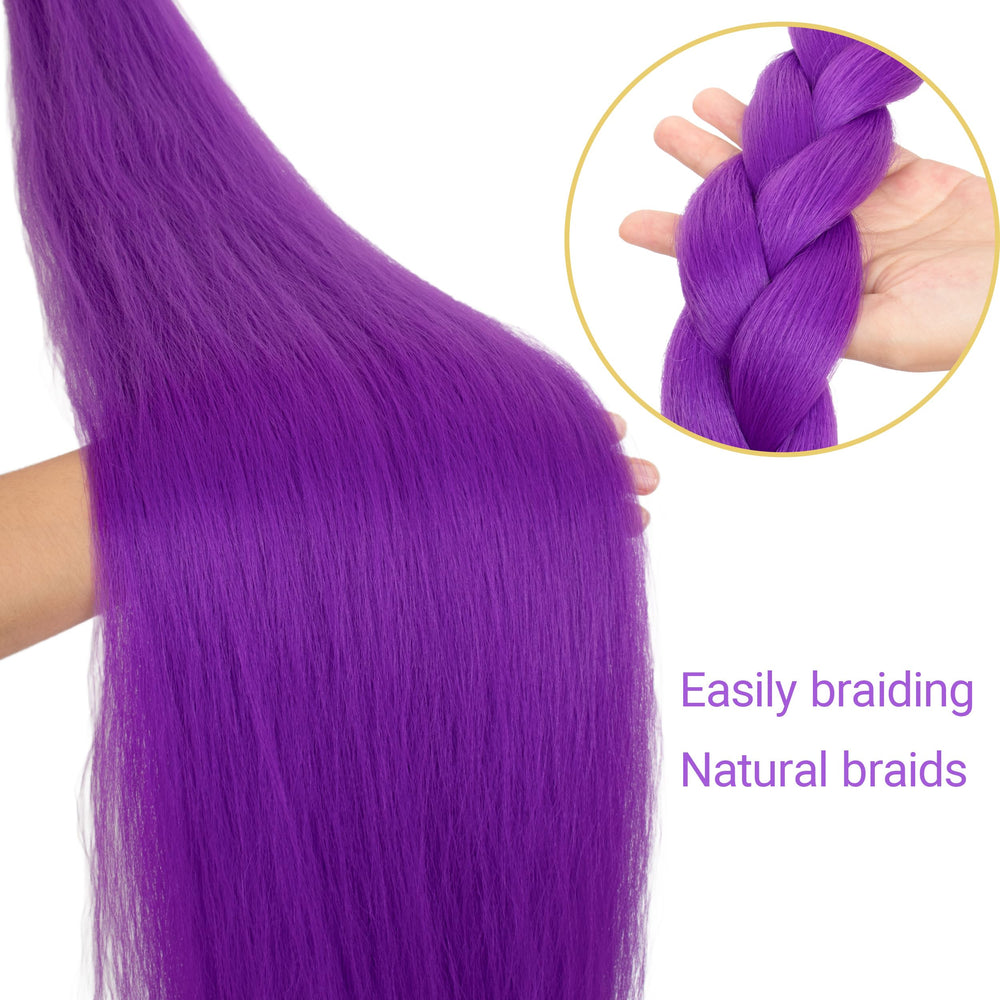 Yan Dream supple purple braiding hair with lightweight feel for bold everyday looks.