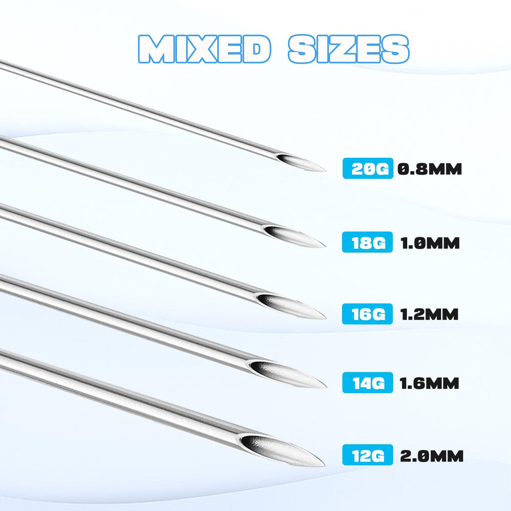 Yangna 316L stainless hollow needle with smooth tip for comfortable insertion.