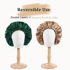 YANIBEST adjustable elastic-band closeup shows secure fit for different head sizes.