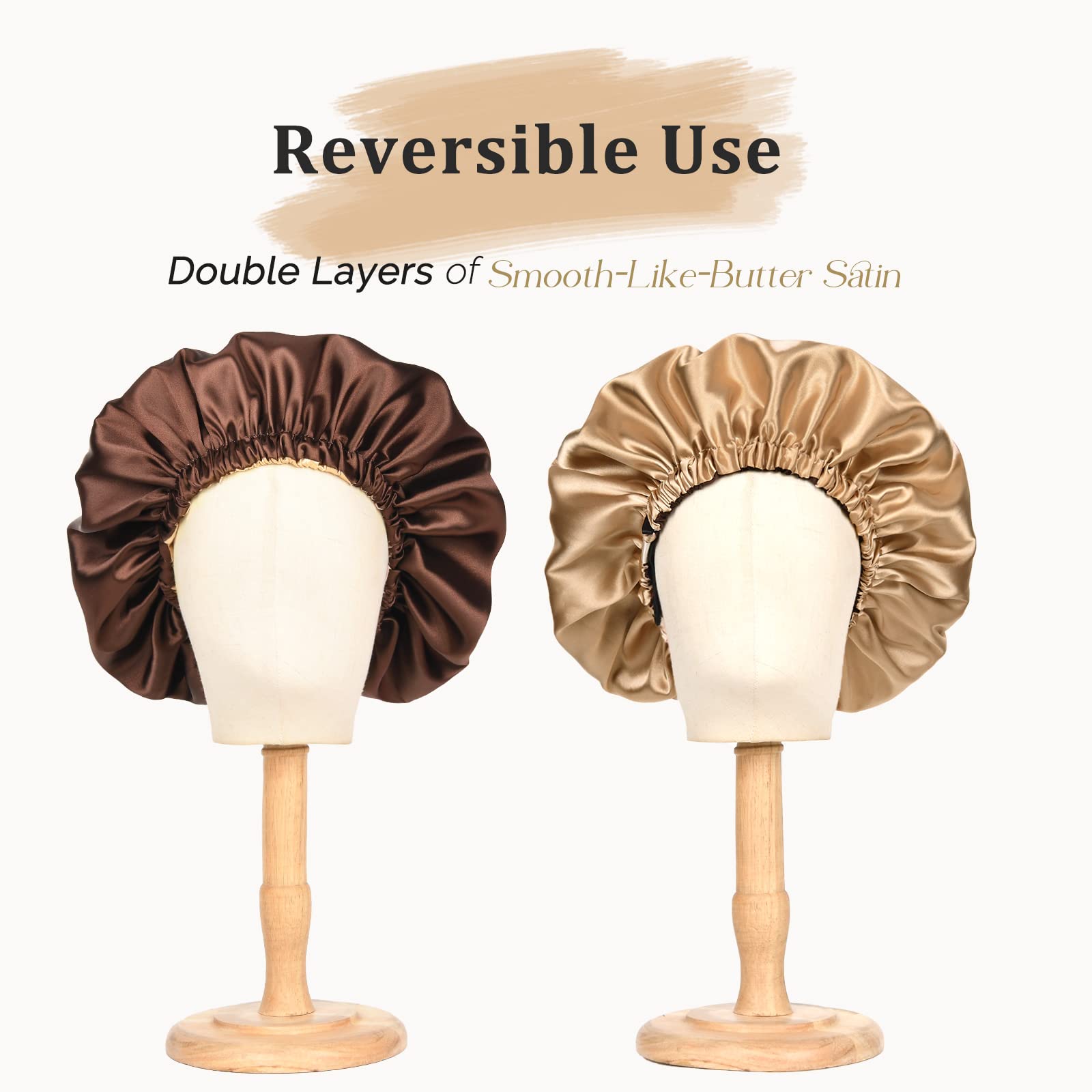 YANIBEST adjustable elastic-band fit demo shows secure, comfortable wear for various head sizes.