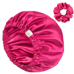 YANIBEST butter-satin bonnet closeup shows ultra-soft texture for gentle hair care