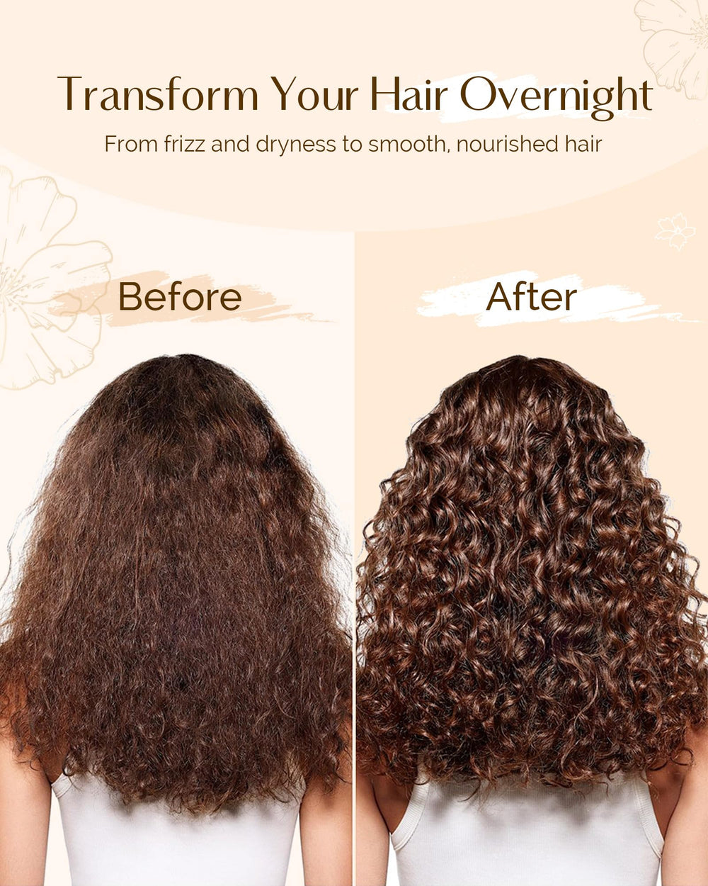 YANIBEST satin bonnet reduces friction for curly hair