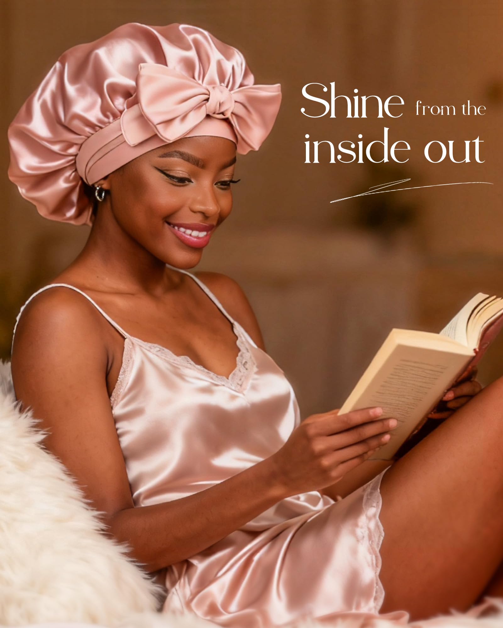 YANIBEST double-layer satin provides extra protection to preserve moisture.