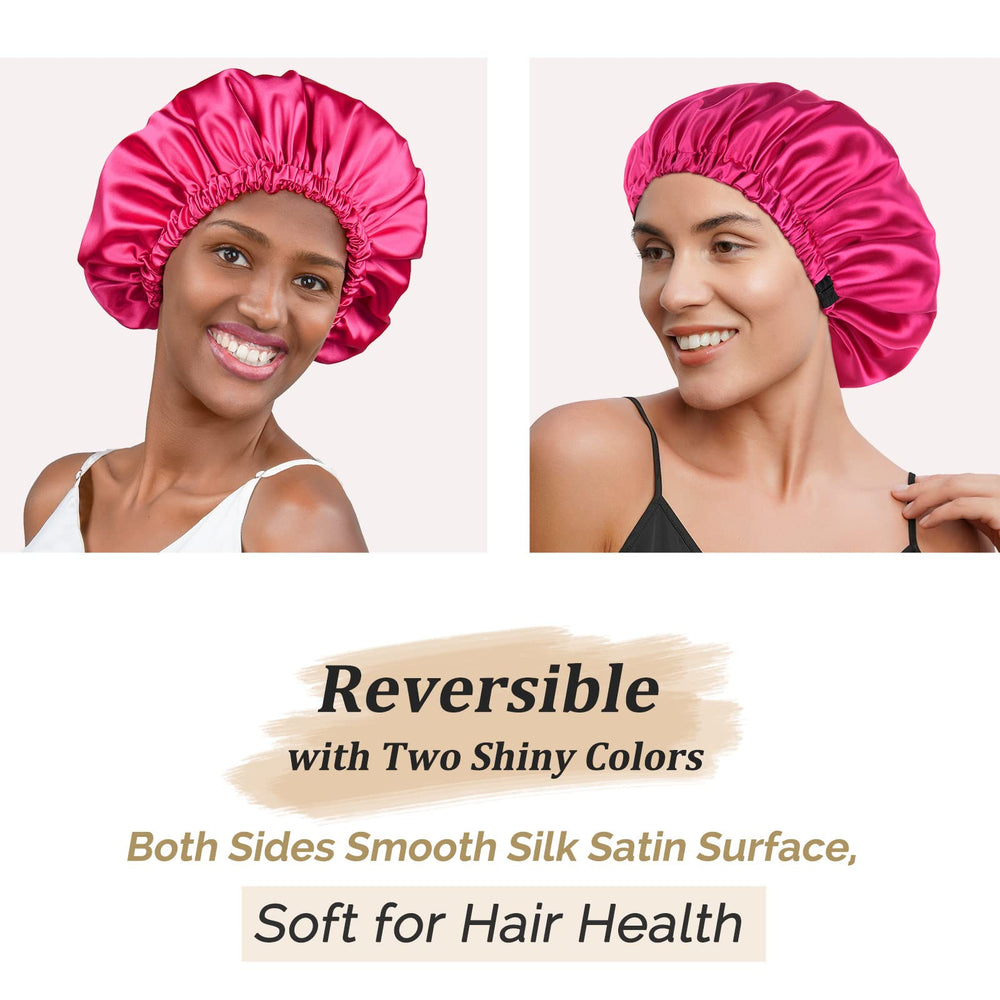 YANIBEST night routine bonnet keeps hair away from face during skincare