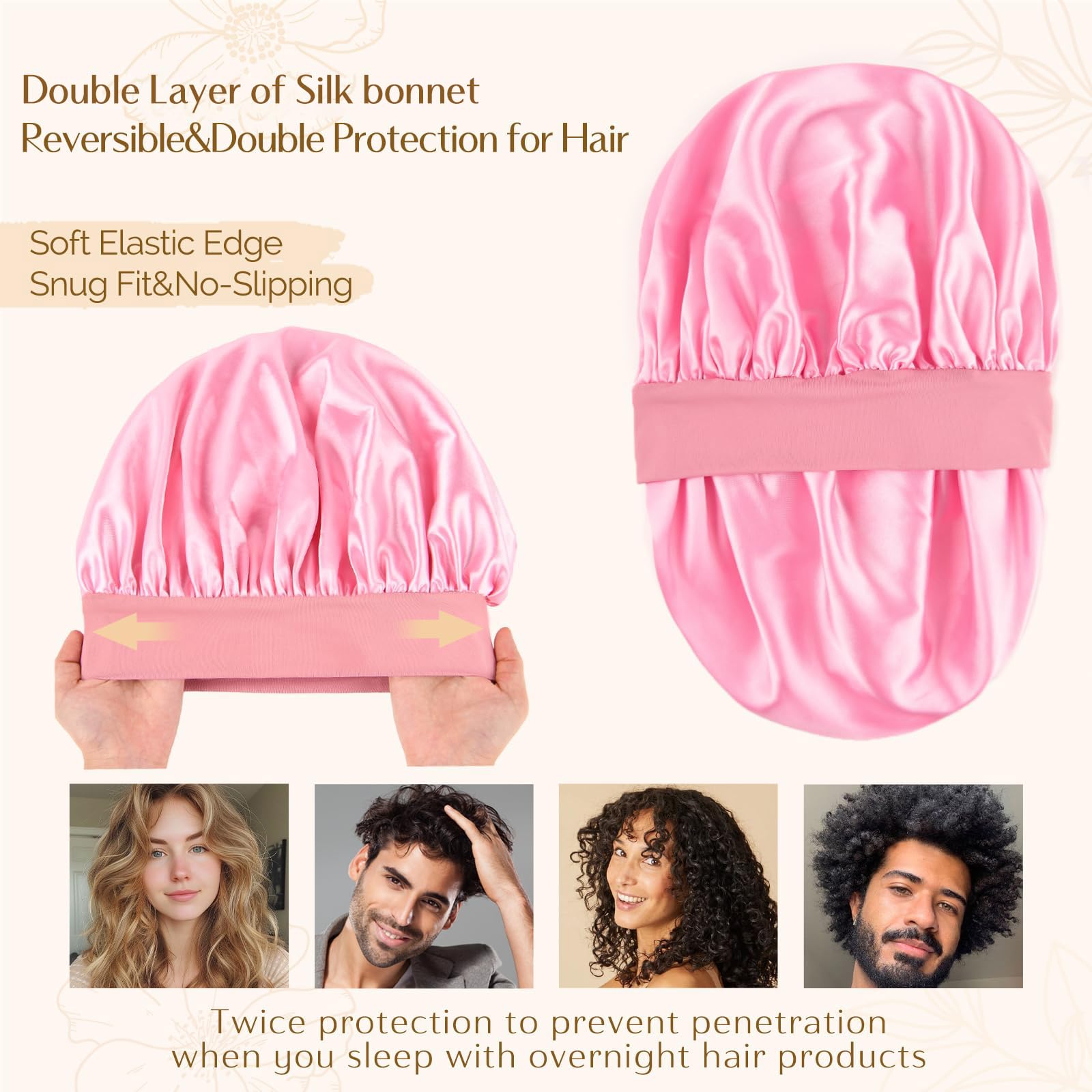 YANIBEST double-layer satin texture showcases luxurious protection against friction