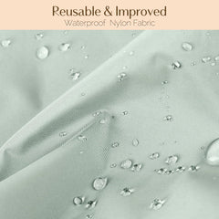 YANIBEST shower cap accommodates long and curly hair with large, flexible fit.