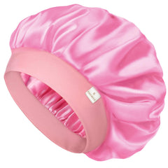 YANIBEST silk bonnet closeup — butter-satin softness that stays put for comfortable sleep