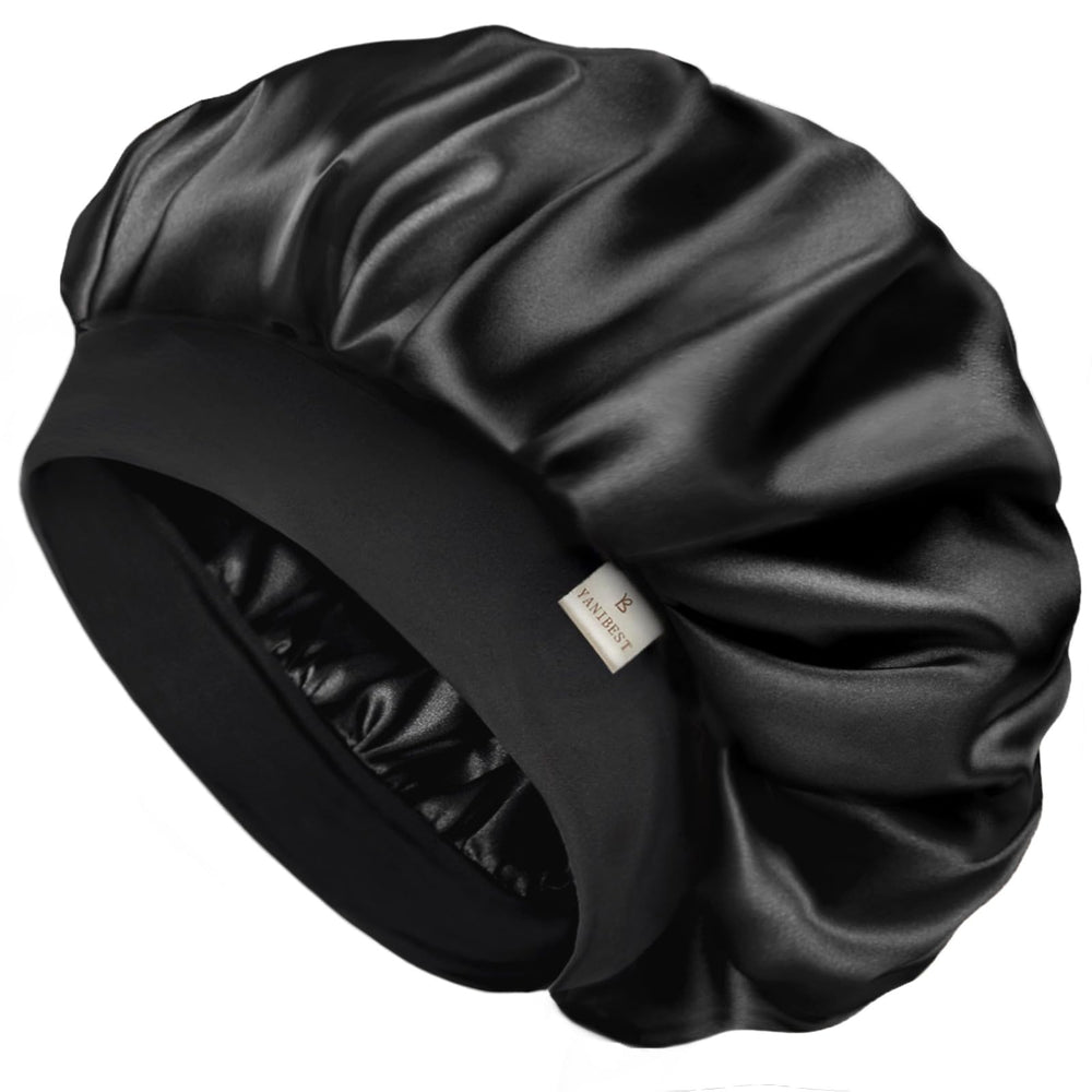 YANIBEST Silk Bonnet double-layer packaging highlights premium comfort for all-night wear.