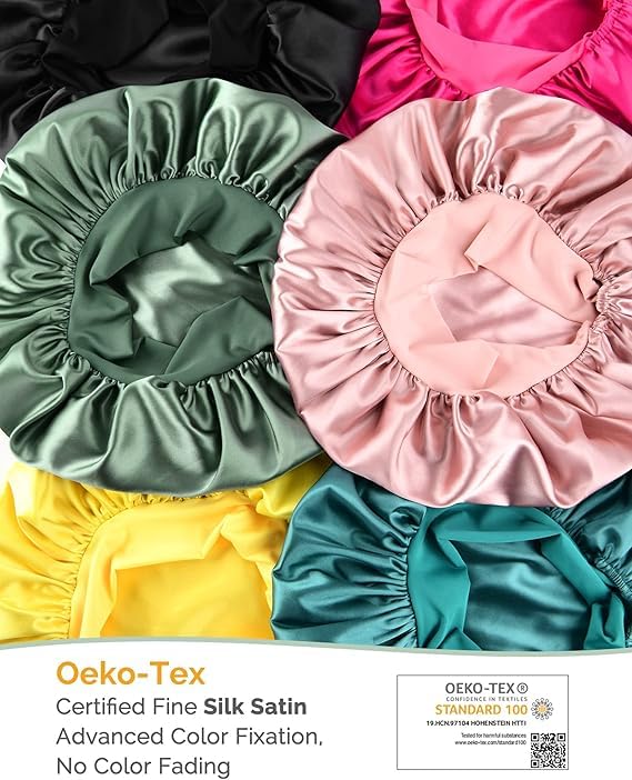 YANIBEST Silk Bonnet multi-use: sleep, workouts, wigs, and travel