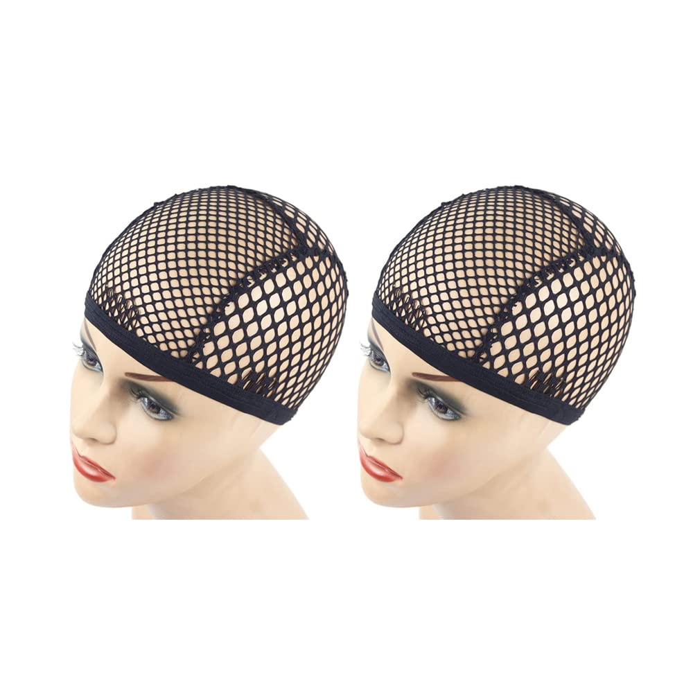YANTAISIYU stretchable wig cap in black provides comfortable, breathable wear for braided wigs.