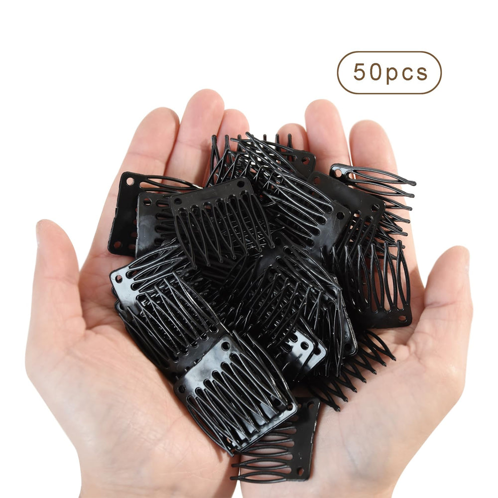 YANTAISIYU black wig clips designed for DIY cap assembly and styling