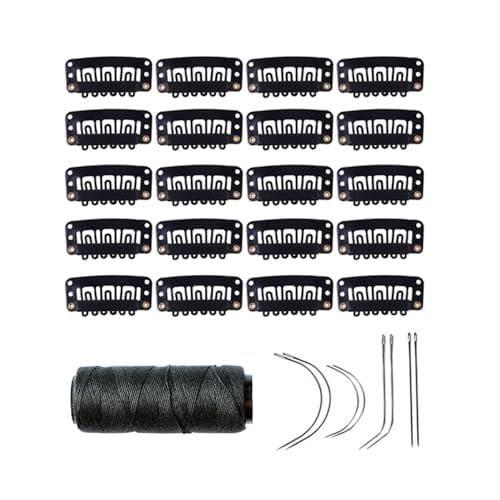 YANTAISIYU 32mm wig clip close-up showing six teeth for secure attachment