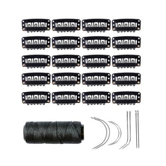 YANTAISIYU 32mm wig clip close-up showing six teeth for secure attachment