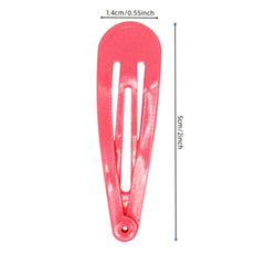 YAOKUA 2-inch clips in fruit patterns keep hair neat during school days