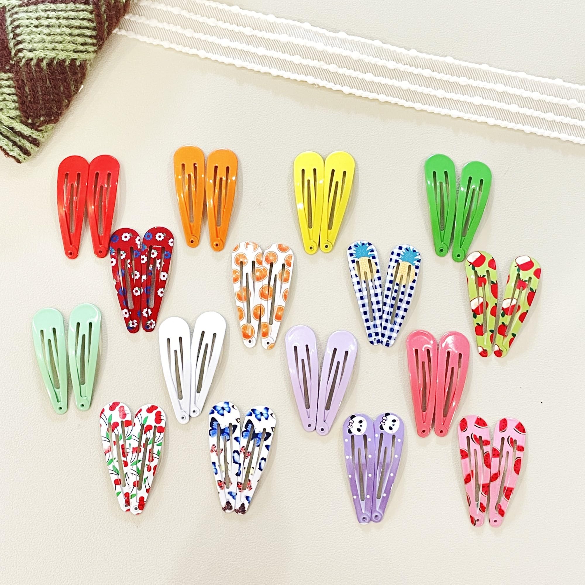 YAOKUA snap clips are easy to open and close for parent-child styling