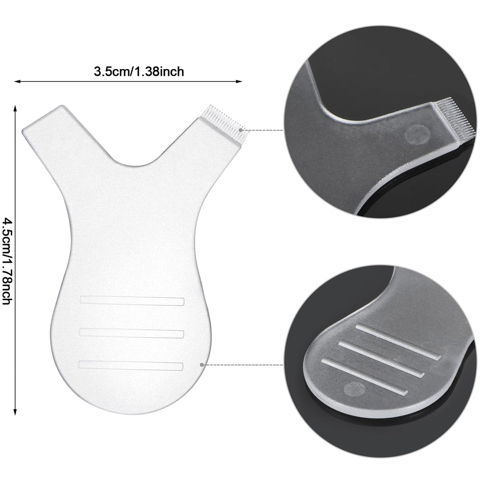 Yaomiao silicone lash lift brush side angle enables smooth, safe application.