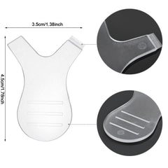 Yaomiao silicone lash lift brush side angle enables smooth, safe application.