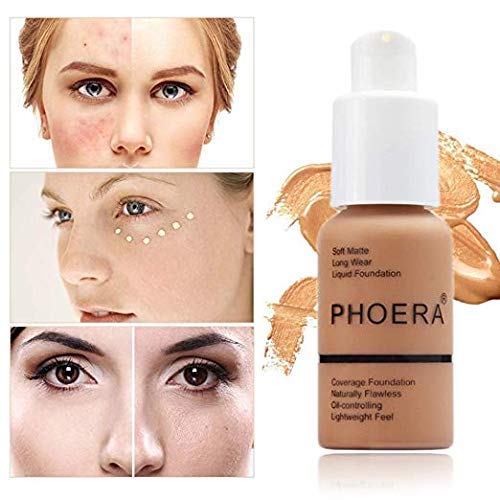 Yaper Phoera Foundation hydrates skin with brightening effect for glow