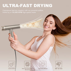 YAPOY dryer emits 200 million negative ions to seal moisture and reduce static