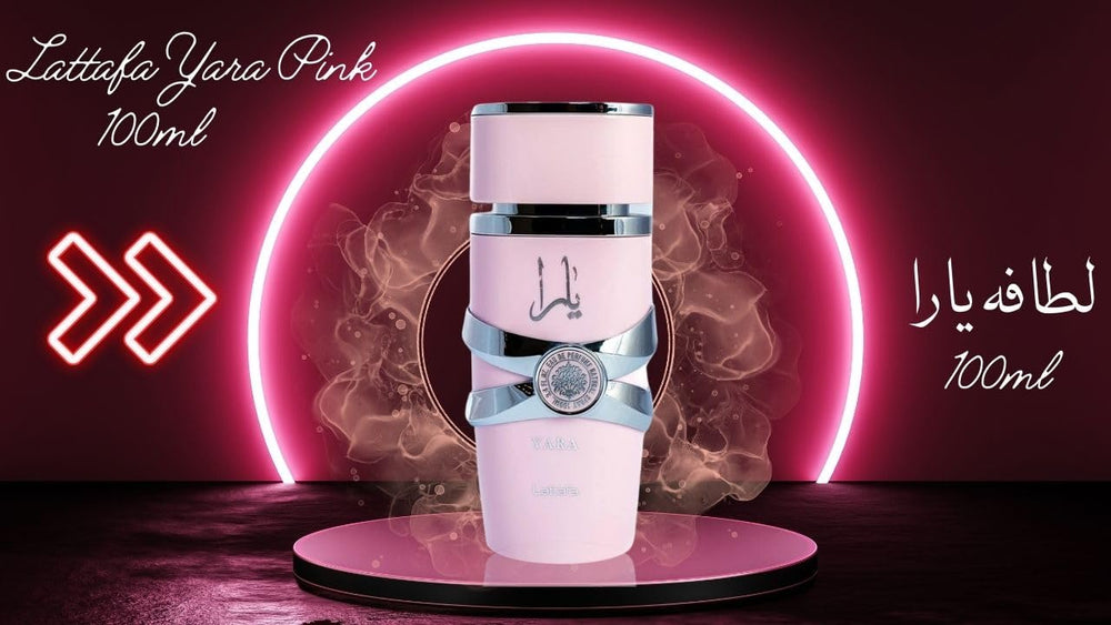 Yara Pink Eau De Parfum box highlights premium packaging ideal for gifting.