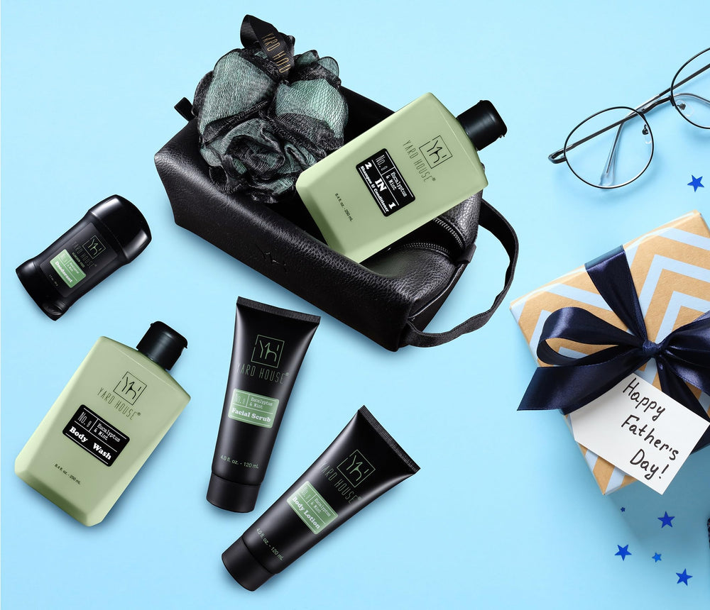 Yard House premium loofah enhancing cleansing in a spa-like shower