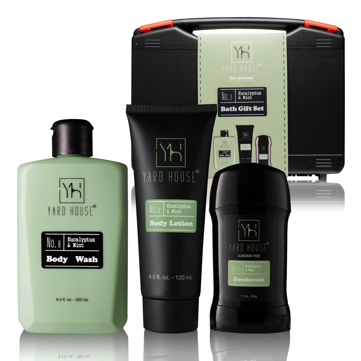 Yard House men's skincare gift set toolbox for travel-ready grooming and organization.