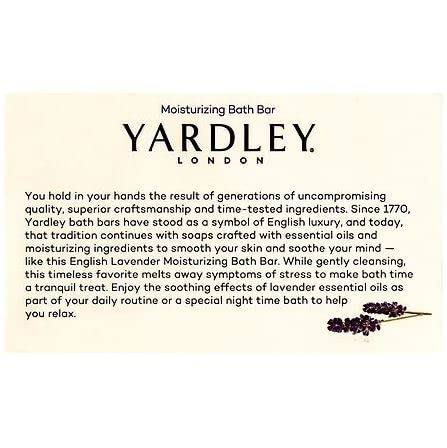 Yardley Lavender aromatherapy image suggests calming routine for evenings