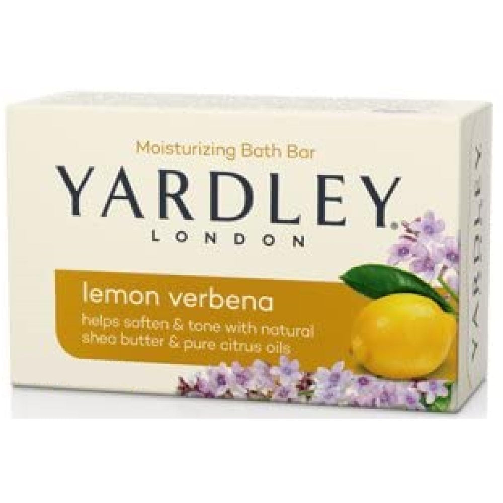 Detail of shea butter in Yardley Lemon Verbena bar for smoother skin