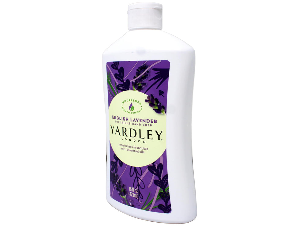 Yardley London hand soap pack-of-2 demonstrates convenient two-bottle set for shared spaces.