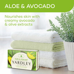 Yardley London Nourishing Bath Soap Bar creamy-lather image promises a rich, gentle cleanse.