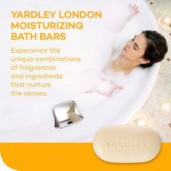Yardley London Chamomile aroma image hints soothing scent and bath ritual