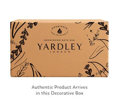 Yardley London Oatmeal Almond bar gently exfoliates while soothing dry skin.