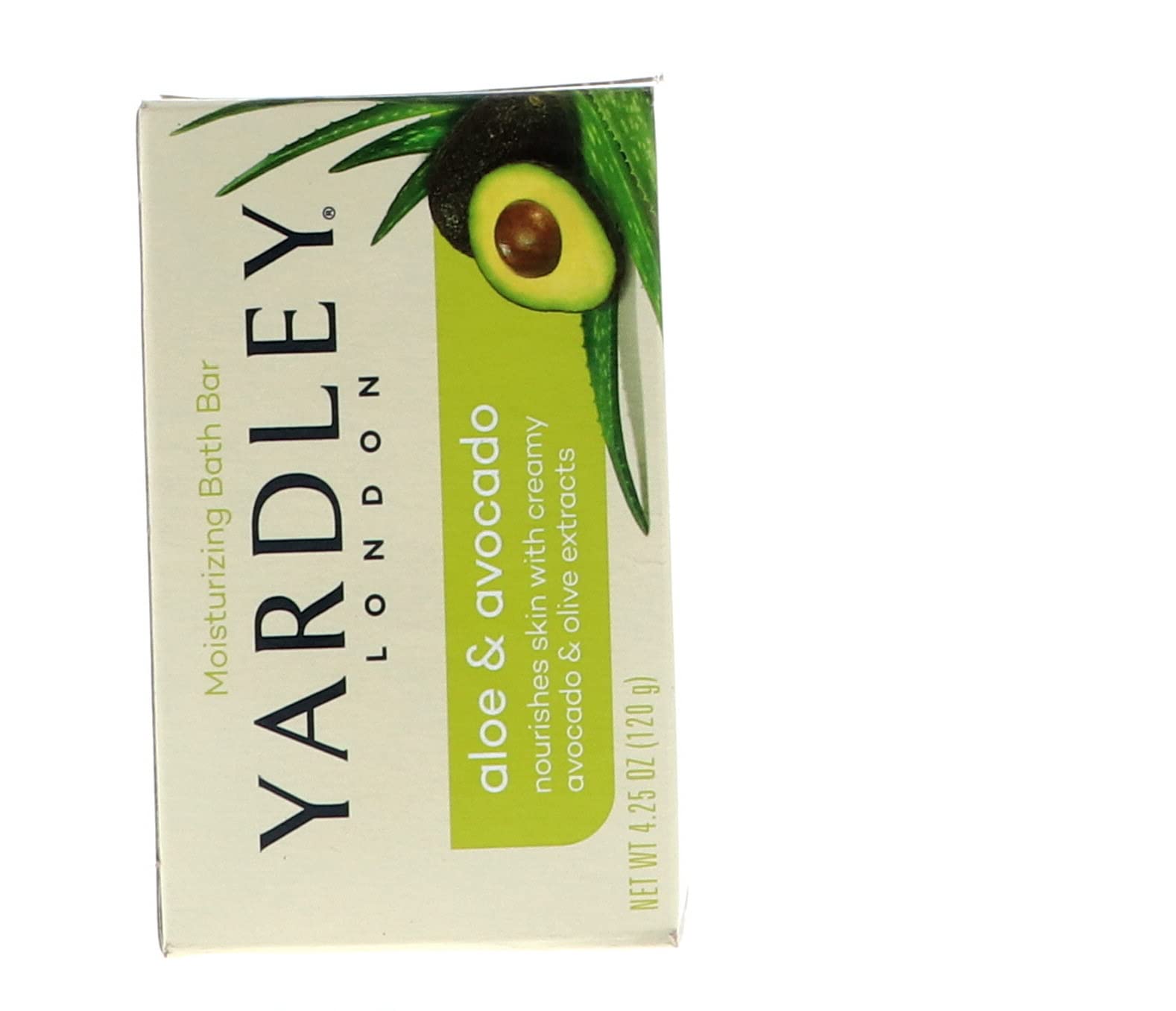 Yardley London packaging box shows heritage and paraben-free promise