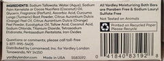 Yardley London Vitamin C bath bar turmeric orange peel detail highlights skin-brightening ingredients