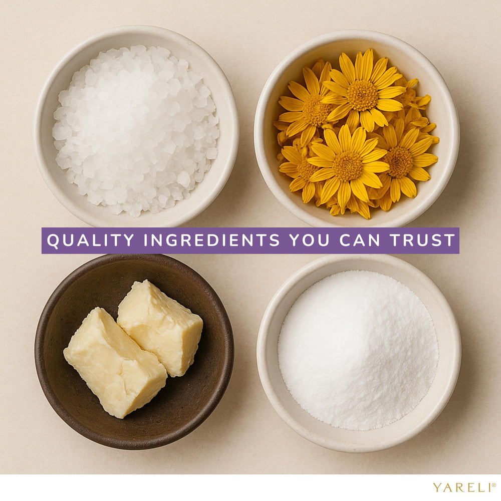 YARELI packaging indicates a family-safe formula for adults and kids