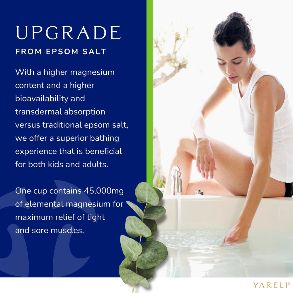 YARELI magnesium flakes support muscle comfort during recovery routines.