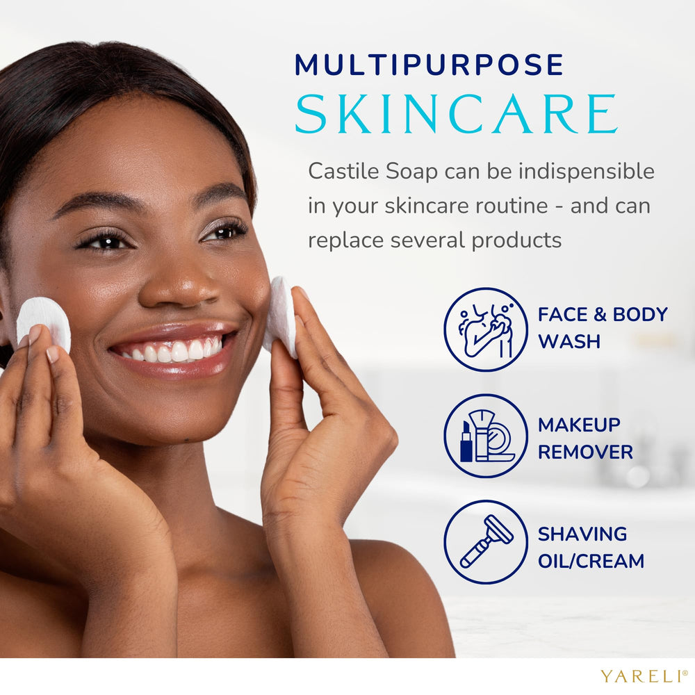YARELI Castile Soap as gentle laundry additive for mild cleaning