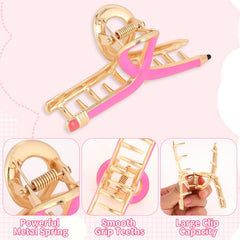 YARIEW Pencil Hair Clip teeth-detail shows non-slip, durable grip